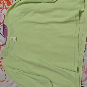 Aerie Bright Green Crop Top NWT Size XL
